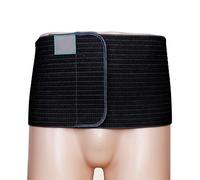 Umbilical Hernia Belt for Men and Women with Compression Pad, Abdominal Binder for Naval, Ventral, Belly Button Hernias, Pre Post Surgery(Black,Large)