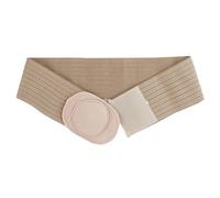 Umbilical Hernia Belt for Men & Women, Abdominal Binder Adjustable with Compression Pads, Compression Belt for Pre Post Surgery(Large)