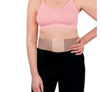 Umbilical Hernia Belt for Men & Women with1 Hernia Compression Pads, Navel Ventral Epigastric Incisional and Belly Button Hernias Surgery Prevention Aid(Beige,X-Large)