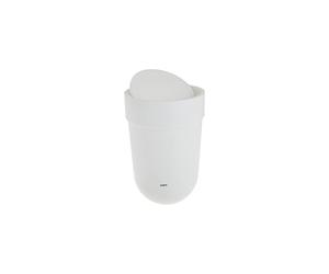 Umbra 023269-660 Touch Waste Bin with Lid, White