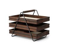 Umbra 1004037-048 Terrace Jewellery Tray Walnut, 25.4 x 17.78 x 19.684999999999999 cm