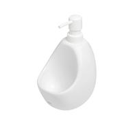 Umbra 330750-660 20 oz Joey Soap Dispenser & Caddy Design Pump Bottle Scrubby Holder - Matte Ceramic & White