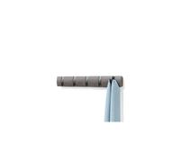 Umbra 5 Flip Wall Mounted Floating Rack ? Modern, Sleek, Space-Saving Hanger with Retractable Hooks to Hang Coats, Scarves, Purses and More,