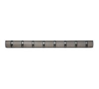Umbra 8 Flip Wall Mounted Floating Rack - Modern, Sleek, Space-Saving Hanger with Retractable Hooks to Hang Coats, Scarves, Purses and More,