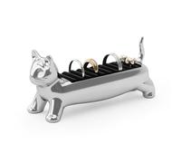 Umbra Ali Cat Ring Holder - Gift for Pet Kitty Kitten Lover - Jewelry Storage, Chrome