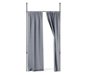 Umbra Anywhere Expandable Curtain Rod and Room Divider, Matte Black