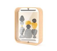 Umbra Bellwood Desk Picture Frame, Rotating Double Sided, 4x6, Natural | Beech wood, 360 degree pivot, two photo display, portrait or landscape, wipe clean