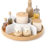 Umbra Bellwood Lazy Susan Turntable Countertop Organizer, Revolving Cupboard Sp