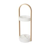Umbra Bellwood Umbrella Stand 68cm Real Wood Finish Resin Base