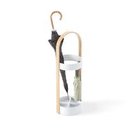 Umbra Bellwood Umbrella Stand 68cm Real Wood Finish Resin Base