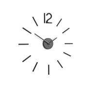 Umbra Blink Clock, Metal, Black, 33.02 x 33.02 x 5.08 cm