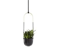 Umbra Bolo Hanging Planter, Stone, Black, 22.352 x 21.59 x 20.954999999999998 cm