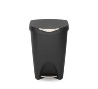 Umbra Bin 50 L with Lid and Pedal, Plastic, Black/Nickel