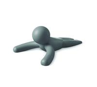 Umbra Buddy Door Stop, Heavy-Duty and Flexible, Soft-Touch Finish, Protects Your Floors, Grey