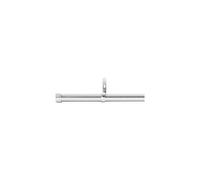 Umbra Cappa 1 1/4? Adjustable Curtain Rod for Windows ? 72 to 144? Drapery Rod, Nickel