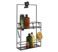 Umbra Cubiko Shower Caddy, Black Metal Shower Caddy Over the Shower Head