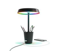 Umbra Cump Lamp, LED Table Lamp, Dimmable for Living Room, Study, Bedroom and More, Black, One Size