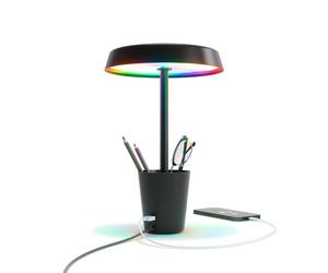 Umbra Cump Lamp, LED Table Lamp, Dimmable for Living Room, Study, Bedroom and More, Black, One Size