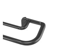 Umbra Double Rod Set-Wrap Around Design is Ideal for Blackout Room Darkening Curtains, Metal, Black, 30"-84"