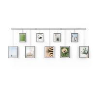 Umbra Exhibit Gallery Frames, Set of 9, 5x7 and 8x10, Black