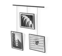 Umbra Exhibit Multi Hanging Photo Frame Display, 3 Photo, 8 x 10" (20 x 25cm), Black