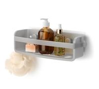 Umbra Flex Adhesive Shower Shelf for Bathroom, Grey