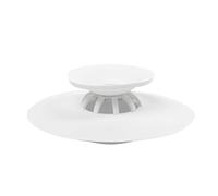 Umbra 023464-660 Flex Drain Stop/Hair Catcher White, 9.53 x 9.53 x 3.17 cm