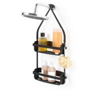 Umbra Flex Shower Caddy with Patented Gel-Lock Technology Suction Cup, Black