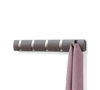 Umbra Flip 5 Coat Hooks - Driftwood Nickel