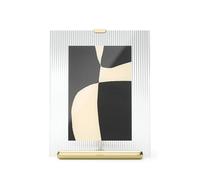 Umbra Flute Picture Frame, 4x6 and 5x7inch, Glas, Brass