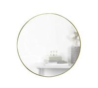 Umbra Hubba Round Mirror, 18-Inch, Brass