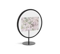 Umbra Infinity Picture Frame, Unique Circular Photo Frame For Desk or Wall, Black, 4X6\