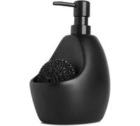 Umbra Joey, Matte Ceramic Liquid Soap Dispenser with Sponge Caddy, Ideal for Ki