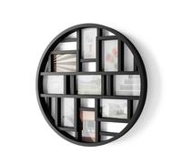 Umbra Luna Nine-Opening Collage Frame/Wall Decor, Black