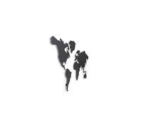 Umbra Mappit Wall Decor ? Magnet Board Map for Tracking Travels, Titanium Plated, Wall Art