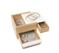Umbra Mini Stowit Jewelery Box, Natural/White
