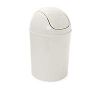 Umbra Mini Waste Can, 1.25 Gallon with Swing Lid (Ivory)