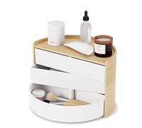 Umbra Jewelry Box, Wood, White/Natural, Regular