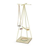 Umbra Prisma Jewelry Stand, Matbrass, Metal Matte Brass, One size