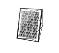 Umbra Prisma Picture Frame, 8 x 10 Photo Display for Desk or Wall, Black