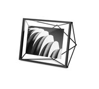 Umbra Prisma Picture Frame 4x6 Metal Photo Display for Desk or Wall 4"""" x 6"""" Black