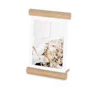 Umbra Scroll 13 x 18 cm Freestanding Table Photo Frame for Vertical and Horizontal Orientation Natural 5 x 7