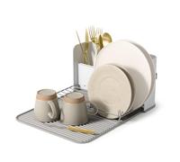 Umbra Sling Compact Dish Rack for Drying Dishes, Cutlery and More, Folds Away for Compact Storage