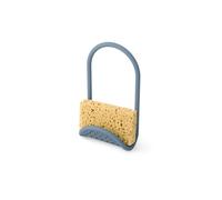 Umbra Sling Kitchen Sink Caddy Sponge Holder, Hangs Over Faucet or Divider, Single, Slate Blue
