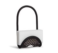Umbra Sling Sponge Holder for Kitchen Sink - No Suction Cups, Flexible Caddy for Sinks and Faucets, Modern Design, Black