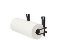 Umbra Squire Multi-Use Paper Towel Holder for Kitchen, Bent Metal Wire Looks Like Cast Iron, Black