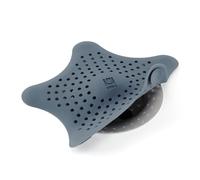 Umbra Starfish Hair Catcher, Fun Drain Cover Fits Most Standard Tub and Shower Drains, 6" Diameter, Slate Blue
