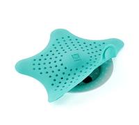 Umbra Starfish Hair Catcher, Suction Cup Drain Cover, 6-Inch, White | Silicone material, flexible and durable, water resistant seal, easy to clean, rust proof, fits standard tubs