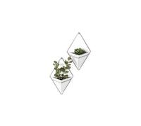 Umbra Trigg Wall Vessel - White Nickel (Set of 2)