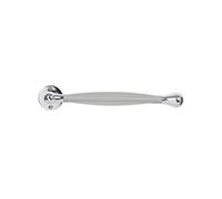 Umbra Tug Wall Mounted One-Handed Tear Modern Paper Towel Holder, Chrome/Grey